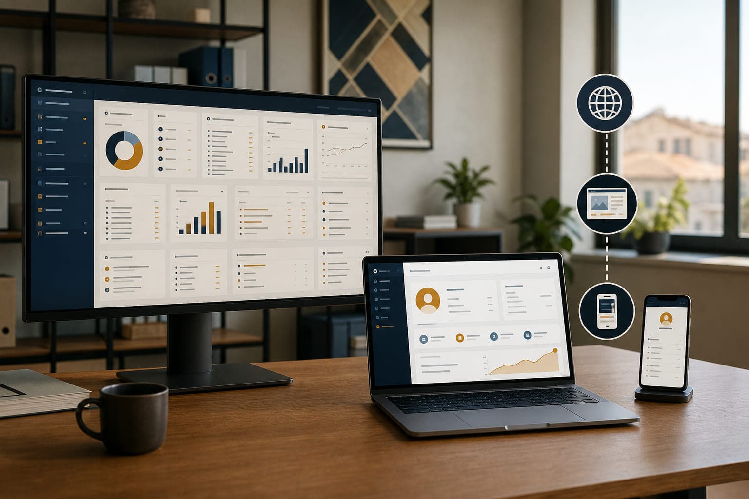 Software CRM empresarial complexo versus CRM simples integrado numa PME