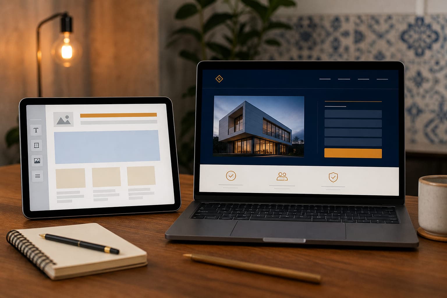 Construtor de websites DIY versus website profissional orientado para conversão