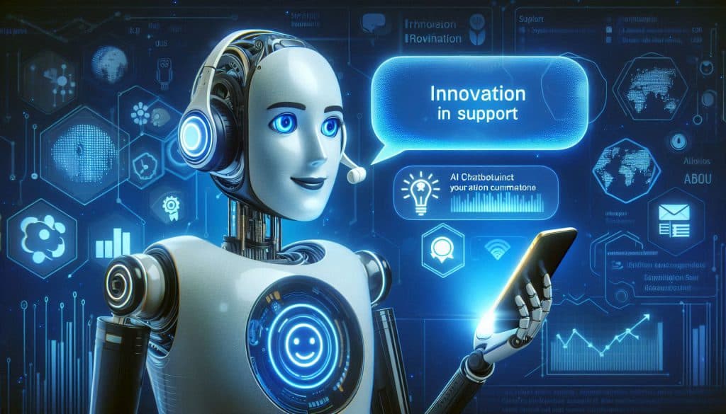 Chatbot de suporte ao cliente com inteligência artificial num website