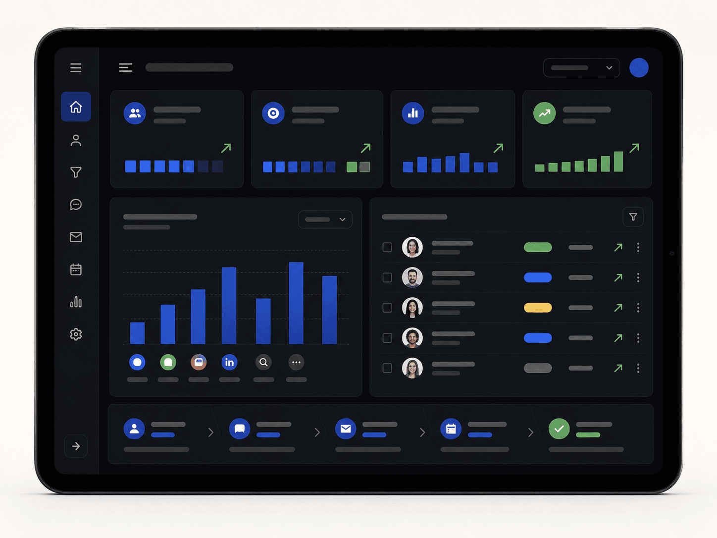 Example of an internal management platform